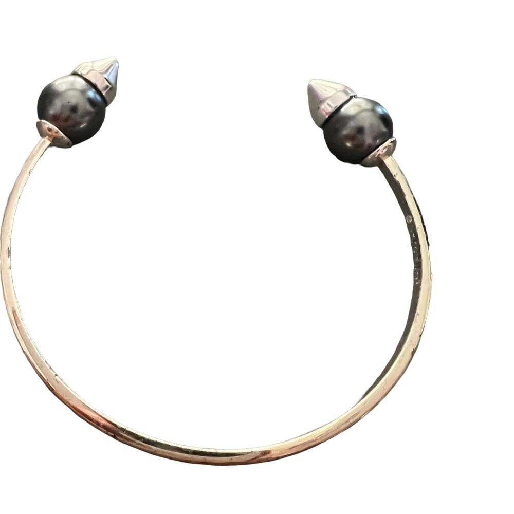 Stella & Dot Silver Tone Cuff Bracelet